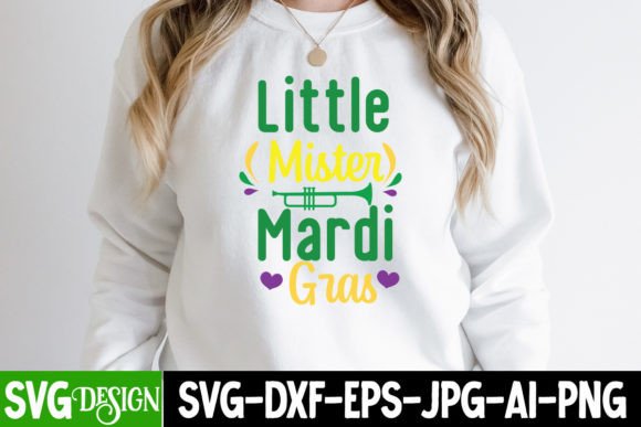 Celebrate with Style: The Little Mister Mardi Gras SVG Cut File