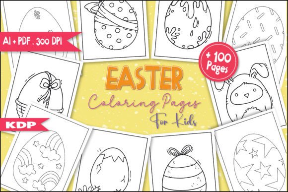 Easter Eggs Coloring Pages for Creative Projects