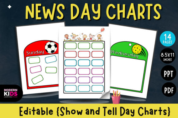 Elevate Your Classroom with Customizable Show and Tell Charts