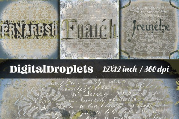 French Vintage Pages Vol.30: A Curated Design Collection