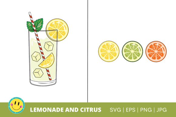 Fresh Design Assets: Lemonade and Citrus Vectors