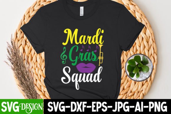 Mardi Gras Squad SVG Cut File: Elevate Your Design
