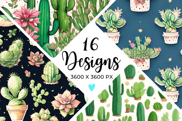 Modern Cactus Digital Paper: A Designer's Guide
