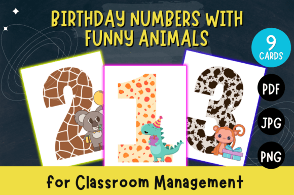 Playful Number Illustrations for Creative Projects