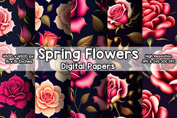 Spring Flowers Pattern Collection PART 6: A Designer's Asset