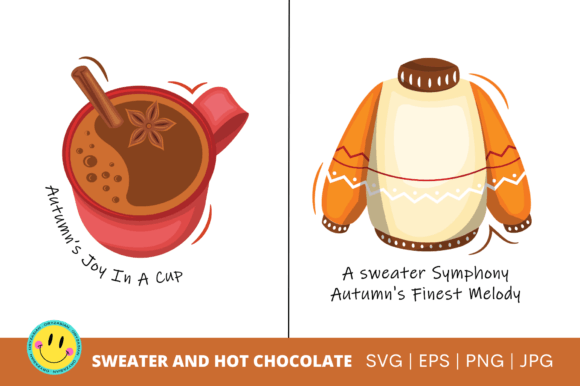 Sweater & Hot Chocolate: Cozy Fall Design Collection